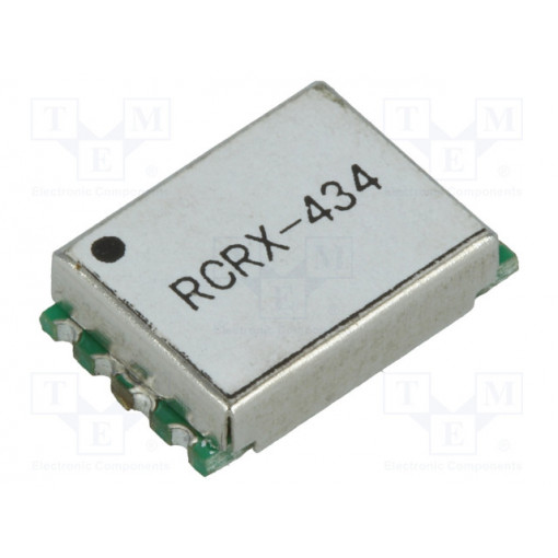 RCRX-434; Module: RF; AM receiver; ASK,OOK; 433.92MHz; -108dBm; 4.4÷5VDC; RADIOCONTROLLI