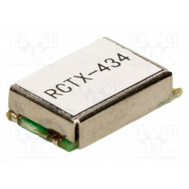 RCTX-434; Module: RF; AM transmitter; ASK,OOK; 433.92MHz; 4÷12VDC; 11dBm; RADIOCONTROLLI