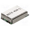 RCTX-434-L; Module: RF; AM transmitter; ASK,OOK; 433.92MHz; 2.2÷3.6VDC; 11dBm; RADIOCONTROLLI RCTX-434-L; Module: RF; AM transmitter; ASK,OOK; 433.92MHz; 2.2÷3.6VDC; 11dBm; RADIOCONTROLLI