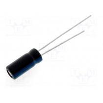 RD1J337M10020BB; Capacitor: electrolytic; THT; 330uF; 63VDC; Ø10x20mm; Pitch: 5mm; SAMWHA