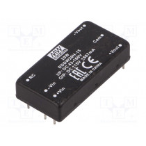 RDDW20H-15; Converter: DC/DC; 20W; Uin: 43÷160V; Uout: 15VDC; Uout2: -15VDC; 35g; MEAN WELL