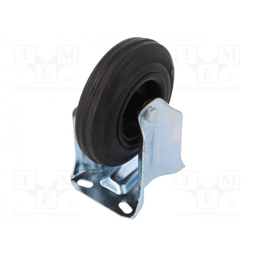 449661; Transport wheel; Ø: 125mm; W: 37.5mm; H: 156mm; rigid; Rol.load: 850N; ELESA+GANTER