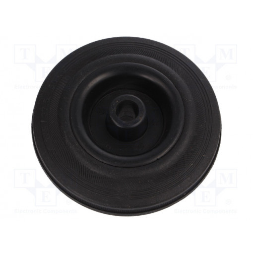 449512; Transport wheel; Ø: 125mm; W: 37.5mm; Dyn.load: 1.1kN; 86kg; ELESA+GANTER