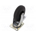 449621; Transport wheel; Ø: 200mm; W: 50mm; H: 240mm; torsional with lock; ELESA+GANTER