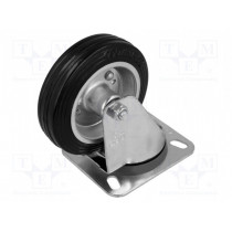 450056; Transport wheel; Ø: 100mm; W: 30mm; H: 128mm; torsional; 76kg; ELESA+GANTER