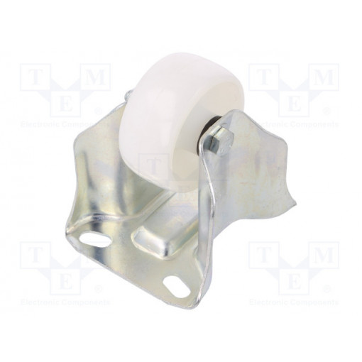 450651; Transport wheel; Ø: 65mm; W: 30mm; H: 100mm; rigid; Dyn.load: 1.2kN; ELESA+GANTER