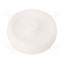 450526; Transport wheel; Ø: 200mm; W: 58mm; hub with pass-through hole; ELESA+GANTER