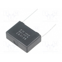 RE1202; Filter: RC; 0.2uF; THT; 24.5x17x8.5mm; Pitch: 22.5mm; 275VAC; ROXBURGH EMC