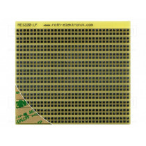 RE1220-LF; Board: universal; single sided,prototyping; W: 90mm; L: 100mm; ROTH ELEKTRONIK GMBH RE1220-LF; Board: universal; single sided,prototyping; W: 90mm; L: 100mm; ROTH ELEKTRONIK GMBH