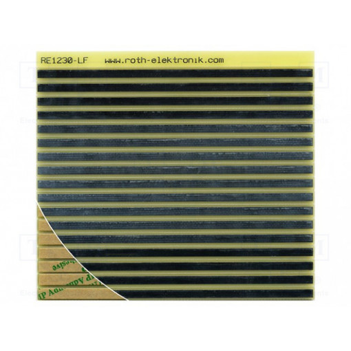 RE1230-LF; Board: universal; single sided,prototyping; W: 90mm; L: 100mm; ROTH ELEKTRONIK GMBH RE1230-LF; Board: universal; single sided,prototyping; W: 90mm; L: 100mm; ROTH ELEKTRONIK GMBH