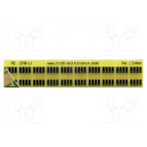 RE1370-LF; Board: universal; single sided,prototyping; W: 22mm; L: 117.35mm; ROTH ELEKTRONIK GMBH RE1370-LF; Board: universal; single sided,prototyping; W: 22mm; L: 117.35mm; ROTH ELEKTRONIK GMBH