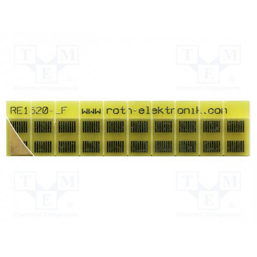 RE1520-LF; Board: universal; single sided,prototyping; W: 9.4mm; L: 71.5mm; ROTH ELEKTRONIK GMBH RE1520-LF; Board: universal; single sided,prototyping; W: 9.4mm; L: 71.5mm; ROTH ELEKTRONIK GMBH