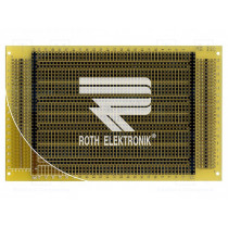 RE330-LF; Board: universal; single sided,prototyping; W: 100mm; L: 160mm; ROTH ELEKTRONIK GMBH