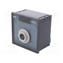 RE55-011100M0; Module: regulator; Pt100; temperature; SPDT; OUT 2: SPST-NO; 0÷50°C; LUMEL