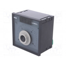 RE55-012100M0; Module: regulator; Pt100; temperature; SPDT; OUT 2: SPST-NO; 0÷50°C; LUMEL