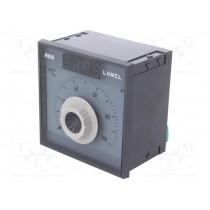 RE55-021100M0; Module: regulator; Pt100; temperature; SPDT; OUT 2: SPST-NO; 0÷50°C; LUMEL