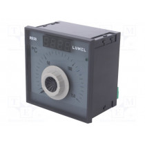 RE55-032100M0; Module: regulator; Pt100; temperature; SPDT; OUT 2: SPST-NO; 0÷50°C; LUMEL