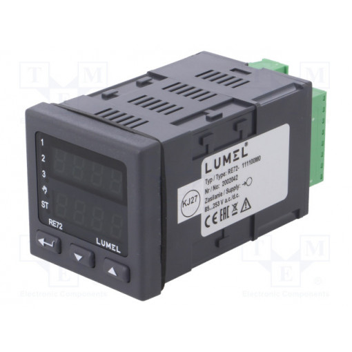 RE72-111100M0; Module: regulator; temperature; SPST-NO; OUT 2: SPST-NO; on panel; LUMEL