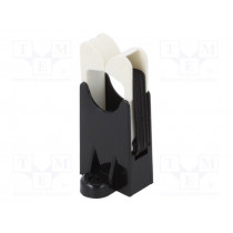 RER.5-S6-X; Screw mounted clamp; polyamide; black; W: 30mm; L: 21.3mm; H: 48mm; PANDUIT