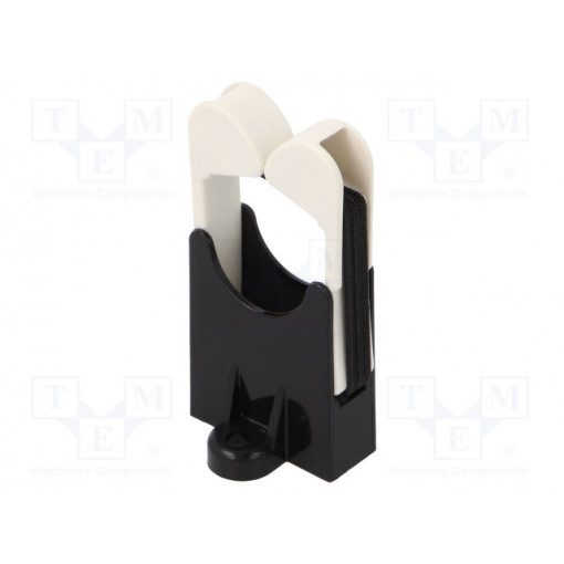 RER.75-S6-X; Screw mounted clamp; polyamide; black; W: 30mm; L: 28.4mm; H: 56.1mm; PANDUIT