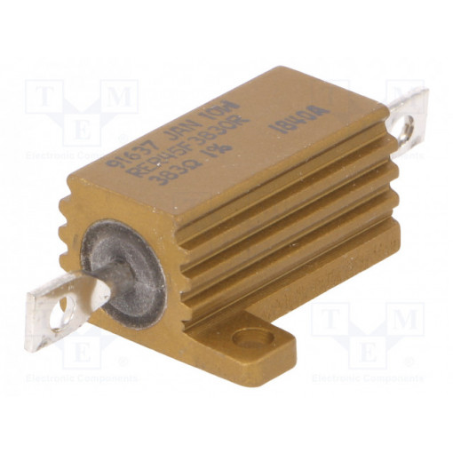 RER45F3830RC02; Resistor: wire-wound; screw; 383Ω; 10W; ±1%; 20ppm/°C; VISHAY