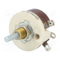 RES100E; Potentiometer: shaft; single turn; 100Ω; 12.5W; 3.18mm; wirewound; OHMITE