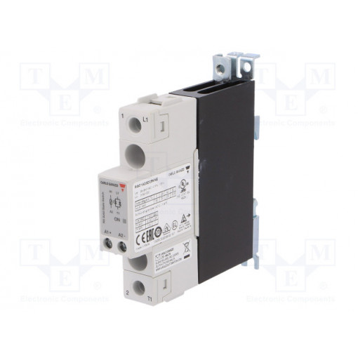 RGC1A23D25KKE; Relay: solid state; Ucntrl: 3÷32VDC; 25A; 24÷240VAC; DIN,panel; CARLO GAVAZZI