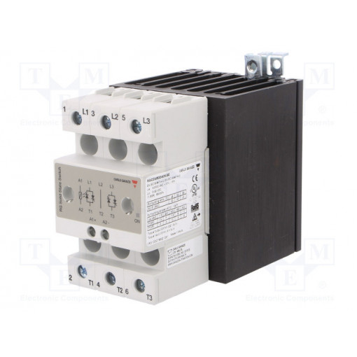 RGC2A60D40KGE; Relay: solid state; Ucntrl: 5÷32VDC; 40A; 42÷660VAC; 2-phase; IP20; CARLO GAVAZZI RGC2A60D40KGE; Relay: solid state; Ucntrl: 5÷32VDC; 40A; 42÷660VAC; 2-phase; IP20; CARLO GAVAZZI