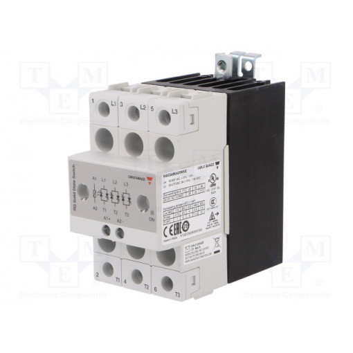RGC3A60A20KKE; Relay: solid state; Ucntrl: 20÷275VAC; 20A; 42÷660VAC; 3-phase; CARLO GAVAZZI RGC3A60A20KKE; Relay: solid state; Ucntrl: 20÷275VAC; 20A; 42÷660VAC; 3-phase; CARLO GAVAZZI