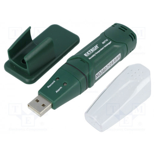 RHT10; Data logger; temperature,humidity; ±1°C; -40÷70°C; 101x25x23mm; EXTECH RHT10; Data logger; temperature,humidity; ±1°C; -40÷70°C; 101x25x23mm; EXTECH