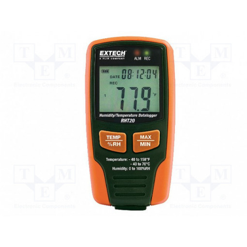 RHT20; Data logger; temperature,humidity; ±1°C; Temp: -40÷70°C; 90.7g; EXTECH