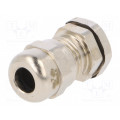 2411.801; Cable gland; M12; IP68; Mat: brass; Body plating: nickel; RITTAL