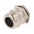 2411.831; Cable gland; M25; IP68; Mat: brass; Body plating: nickel; RITTAL