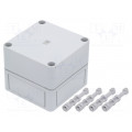 9505.000; Enclosure: multipurpose; X: 94mm; Y: 94mm; Z: 81mm; PK; polycarbonate; RITTAL 9505.000; Enclosure: multipurpose; X: 94mm; Y: 94mm; Z: 81mm; PK; polycarbonate; RITTAL