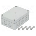 9508.050; Enclosure: multipurpose; X: 94mm; Y: 130mm; Z: 57mm; PK; light grey; RITTAL 9508.050; Enclosure: multipurpose; X: 94mm; Y: 130mm; Z: 57mm; PK; light grey; RITTAL