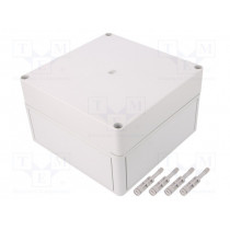 9518.000; Enclosure: multipurpose; X: 180mm; Y: 182mm; Z: 111mm; PK; light grey; RITTAL