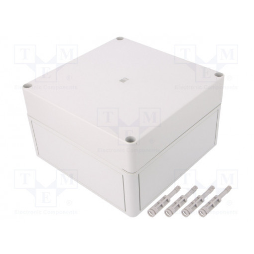 9518.000; Enclosure: multipurpose; X: 180mm; Y: 182mm; Z: 111mm; PK; light grey; RITTAL