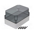 9522.100; Enclosure: multipurpose; X: 180mm; Y: 254mm; Z: 165mm; PK; light grey; RITTAL