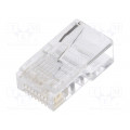 RJ458P8CR; Plug; RJ45; PIN: 8; Layout: 8p8c; IDC,crimped; for cable; ENCITECH