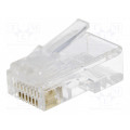 ; Plug; RJ45; PIN: 8; Layout: 8p8c; IDC,crimped; for cable; NINIGI