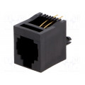 RJJ64NFV; Socket; RJ11; PIN: 4; Layout: 6p4c; THT; straight; ENCITECH