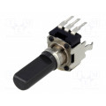 RK09D1130C2P; Potentiometer: shaft; single turn,vertical; 10kΩ; ±20%; 6mm; mono; ALPS