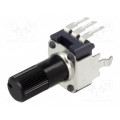 RK09K1130081; Potentiometer: shaft; balance,single turn,vertical; 10kΩ; ±20%; ALPS