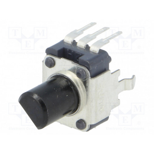 RK09K1130A6S; Potentiometer: shaft; single turn,vertical; 10kΩ; ±20%; 6mm; mono; ALPS