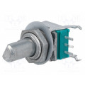 RK09L1120A2S; Potentiometer: shaft; single turn; 10kΩ; ±20%; 6mm; mono; for PCB; ALPS