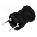 RL622-100K-RC; Inductor: wire; THT; 10uH; 3A; 45mΩ; ±10%; Ø8.5x11mm; vertical; BOURNS