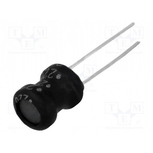 RLB0914-220KL; Inductor: wire; THT; 22uH; 1.9A; 0.09Ω; ±10%; Ø8.7x12mm; vertical; BOURNS