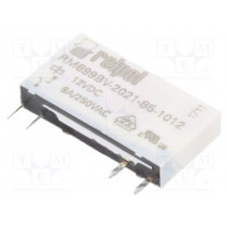 RM699BV-2021-85-1012; Relay: electromagnetic; SPST-NO; Ucoil: 12VDC; 6A/250VAC; 6A/24VDC; RELPOL