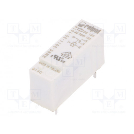 RM96-3011-35-1018; Relay: electromagnetic; SPDT; Ucoil: 18VDC; 8A/250VAC; 8A/24VDC; 8A; RELPOL