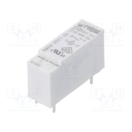 RM96-3021-35-1005; Relay: electromagnetic; SPST-NO; Ucoil: 5VDC; 8A/250VAC; 8A/24VDC; RELPOL